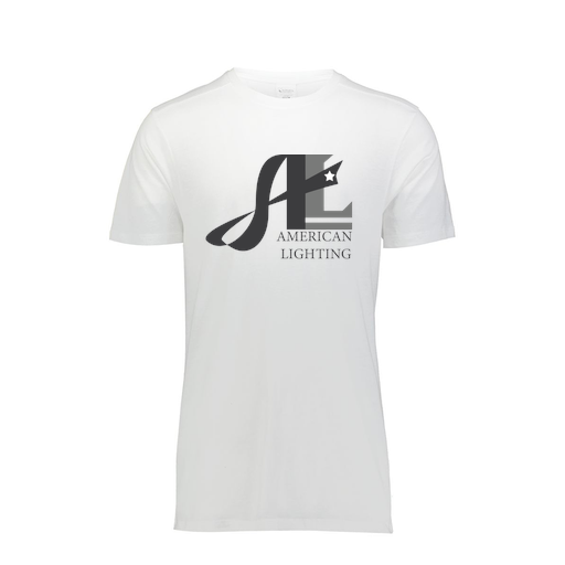 [FTSCUBWH-AS-LOGO3] Decker Men's Tri-Blend T-Shirt - Short Sleeve (Adult S, White, Logo 3)