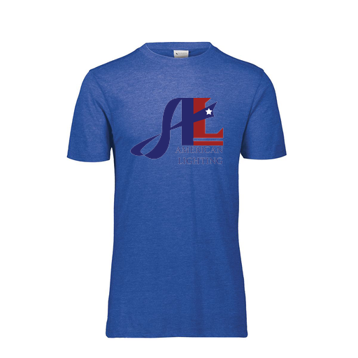 [FTSCUBNV-AS-LOGO1] Decker Men's Tri-Blend T-Shirt - Short Sleeve (Adult S, Navy, Logo 1)