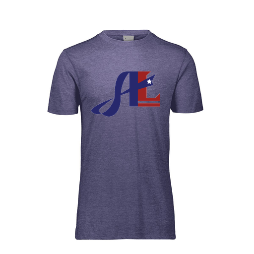 [FTSCUBNV-YS-LOGO2] Decker Youth Tri-Blend T-Shirt - Short Sleeve (Youth S, Navy, Logo 2)