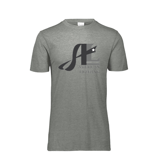 [FTSCUBGY-YS-LOGO3] Decker Youth Tri-Blend T-Shirt - Short Sleeve (Youth S, Gray, Logo 3)