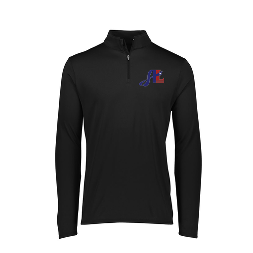 [FTLQFLBK-FAXS-LOGO2] Decker Women's Flex-Lite 1/4 Zip Shirt (Female Adult XS, Black, Logo 2)