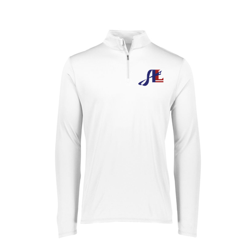 [FTLQFLWH-FAXS-LOGO2] Decker Women's Flex-Lite 1/4 Zip Shirt (Female Adult XS, White, Logo 2)