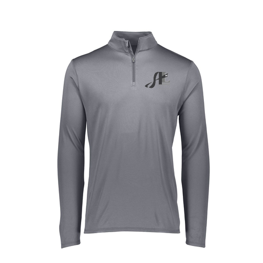 [FTLQFLGY-FAXS-LOGO3] Decker Women's Flex-Lite 1/4 Zip Shirt (Female Adult XS, Gray, Logo 3)