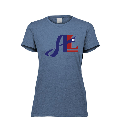 [FTSCUBNV-FAXS-LOGO2] Decker Women's Tri-Blend T-Shirt - Short Sleeve (Female Adult XS, Navy, Logo 2)