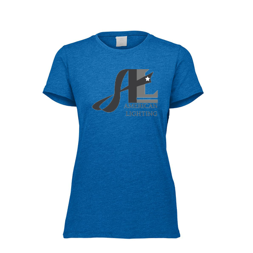 [FTSCUBRY-FAXS-LOGO3] Decker Women's Tri-Blend T-Shirt - Short Sleeve (Female Adult XS, Royal, Logo 3)