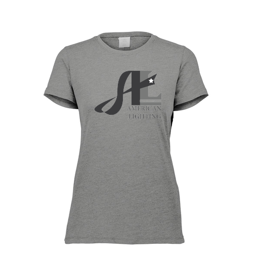 [FTSCUBGY-FAXS-LOGO3] Decker Women's Tri-Blend T-Shirt - Short Sleeve (Female Adult XS, Gray, Logo 3)