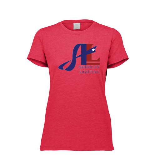 [FTSCUBRD-FAXS-LOGO1] Decker Women's Tri-Blend T-Shirt - Short Sleeve (Female Adult XS, Red, Logo 1)