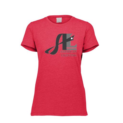 [FTSCUBRD-FAXS-LOGO3] Decker Women's Tri-Blend T-Shirt - Short Sleeve (Female Adult XS, Red, Logo 3)