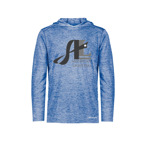 [FOLHCGRY-YS-LOGO3] Decker Youth Charge Hoodie (Youth S, Royal, Logo 3)