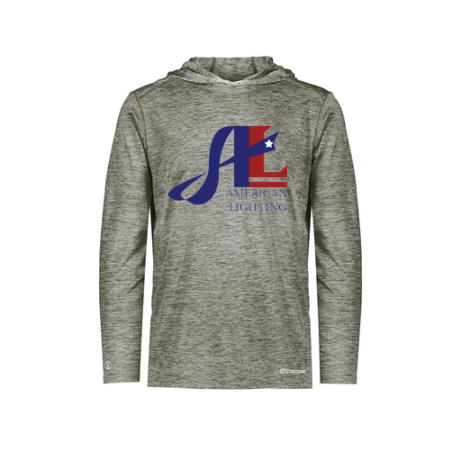 [FOLHCGGY-YS-LOGO1] Decker Youth Charge Hoodie (Youth S, Gray, Logo 1)