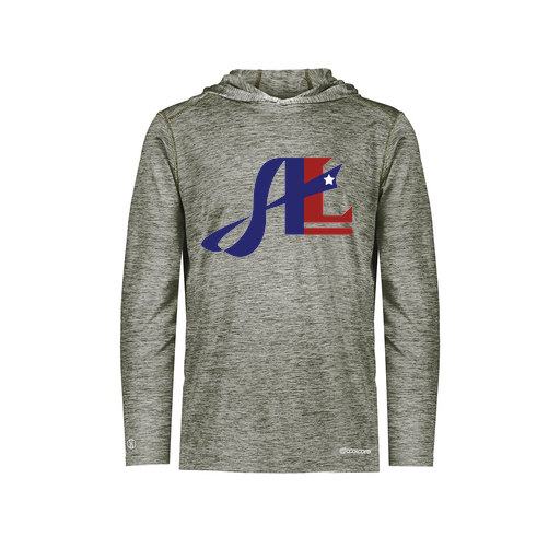 [FOLHCGGY-YS-LOGO2] Decker Youth Charge Hoodie (Youth S, Gray, Logo 2)