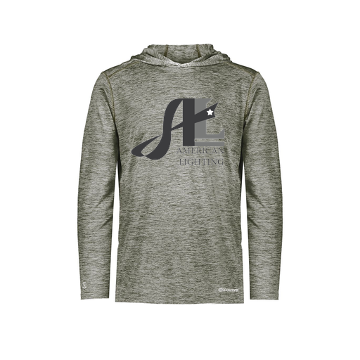 [FOLHCGGY-YS-LOGO3] Decker Youth Charge Hoodie (Youth S, Gray, Logo 3)