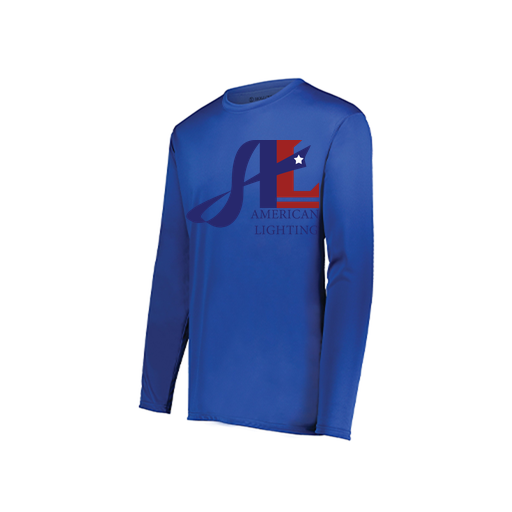 [222822.060.XS-LOGO1] Men's LS Smooth Sport Shirt (Adult XS, Royal, Logo 1)
