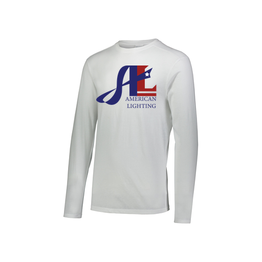 [FTLCUBWH-YS-LOGO1] Decker Youth Tri-Blend T-Shirt - Long Sleeve (Youth S, White, Logo 1)